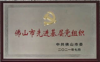 我校党委荣获佛山市先进基层党组织荣誉称号